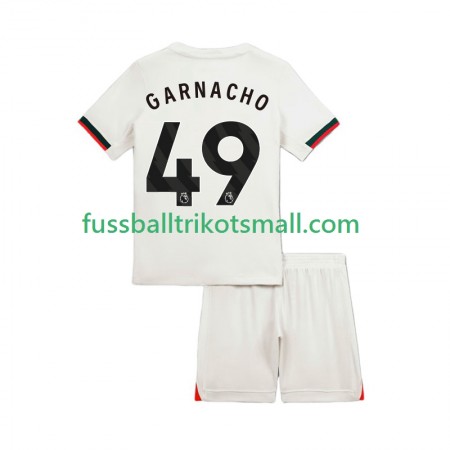 Fußballtrikots Chelsea Alejandro Garnacho 49 Kinder 2025-2026 Kurzarm Auswärts-trikot kaufen